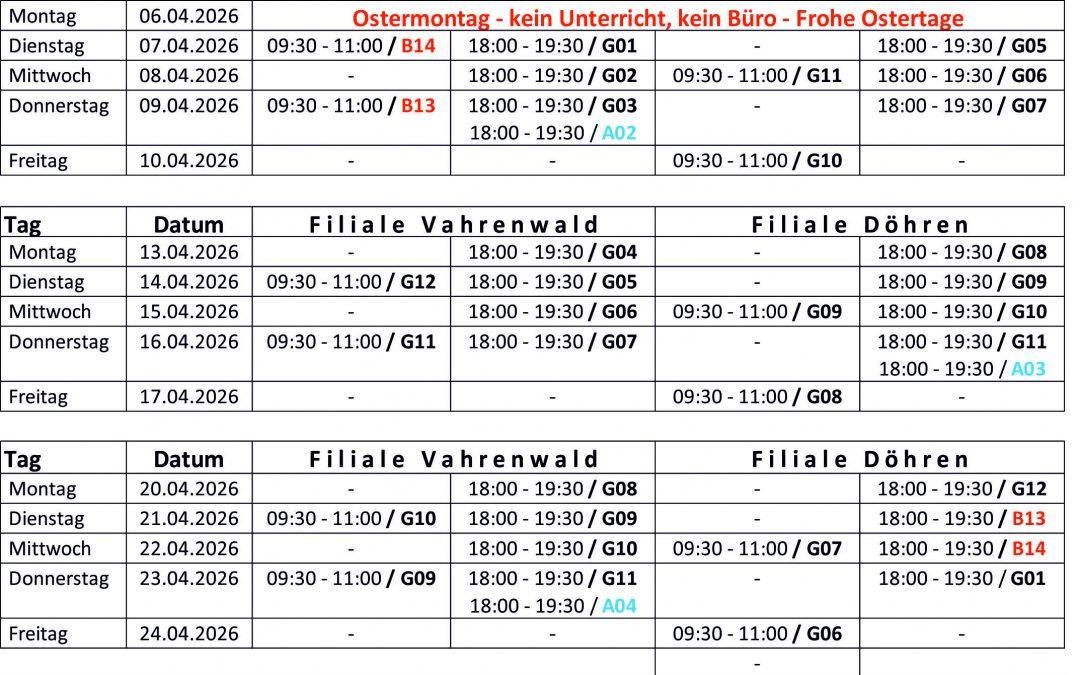 Theoriekalender April 2026