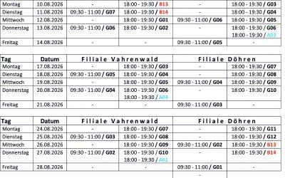 Theoriekalender August 2026